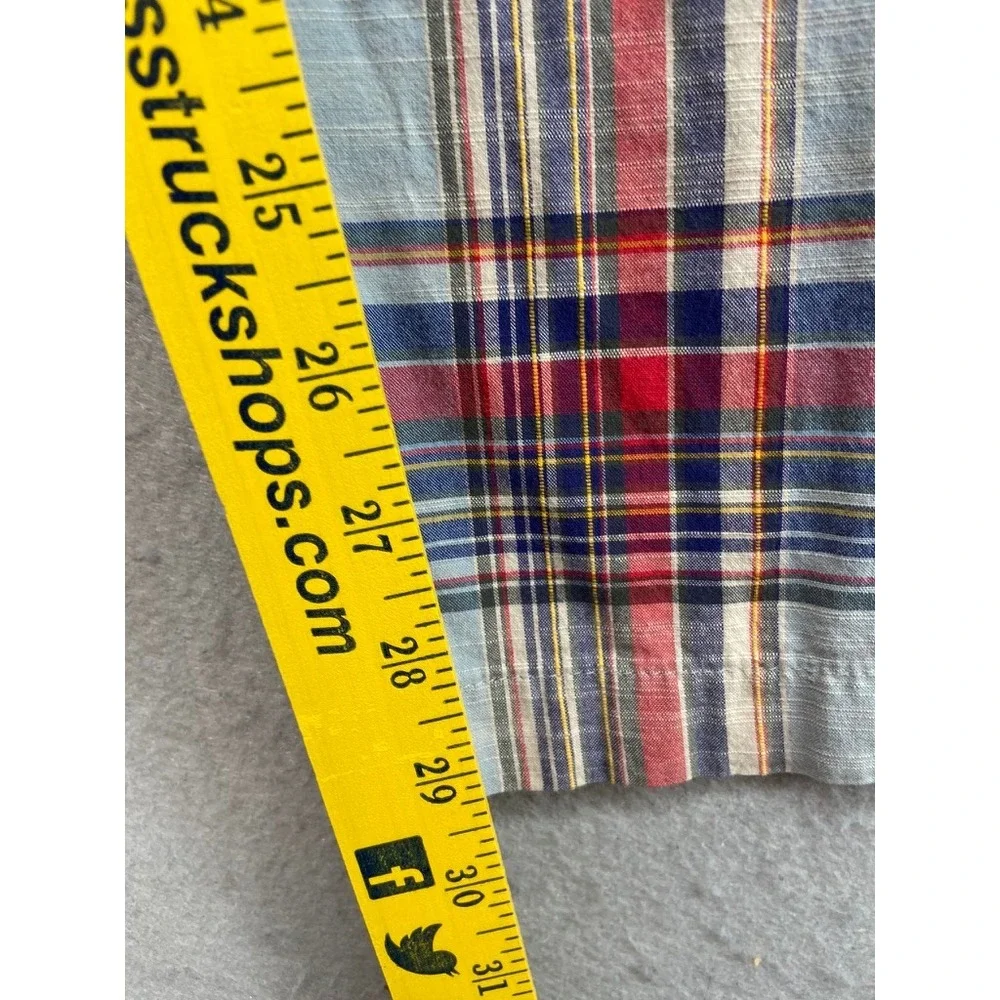Polo Ralph Lauren Pajama Pants Mens Sz XL Plaid Sleepwear Lounge Cotton Blue Red